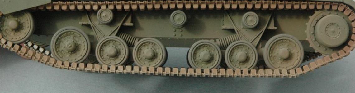 View showing track assembly