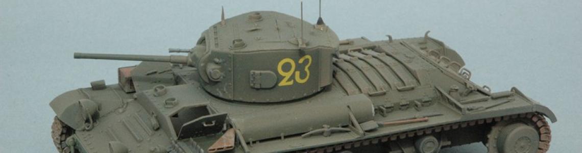 Port side view of completed model