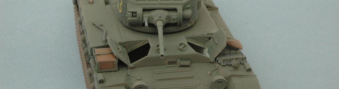 Front view of completed model