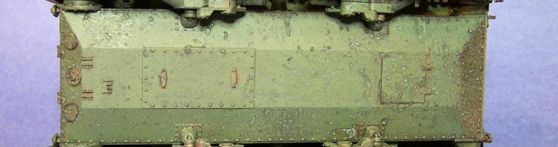 Completed model underside side