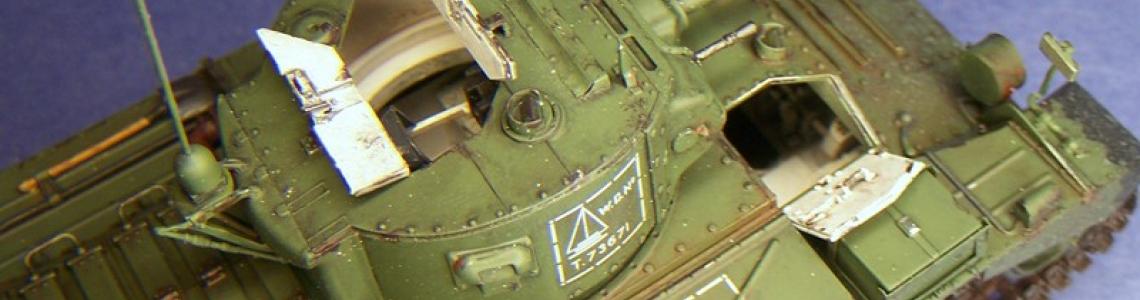 Completed model top right side