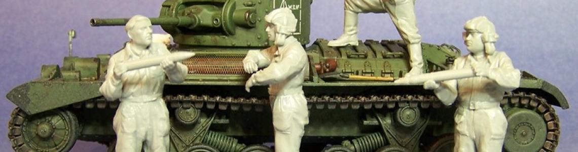 Completed model with unpainted crew