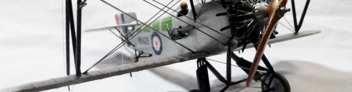 Right-front view of Fairey Flycatcher with its radial engine