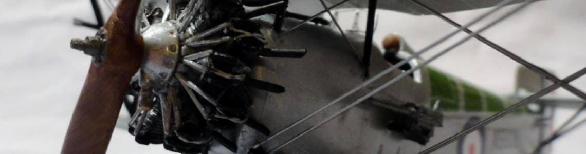 Detailed view of Flycatcher's rigging