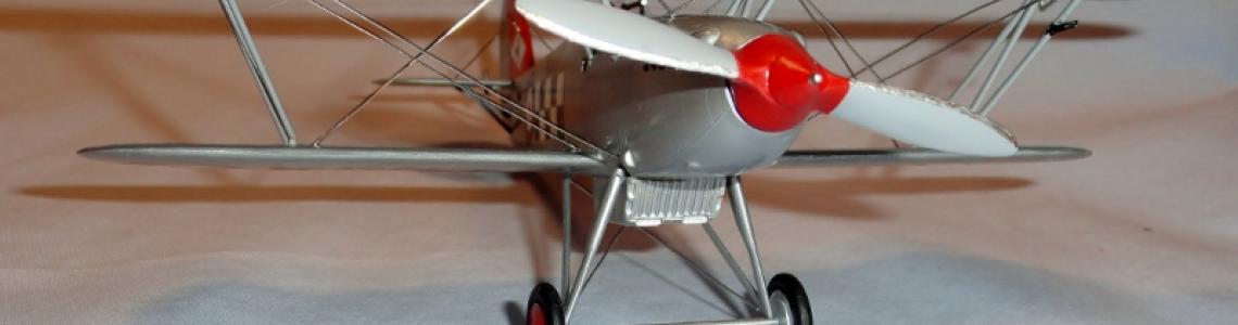 Right-front view of rigging with kit-supplied wire