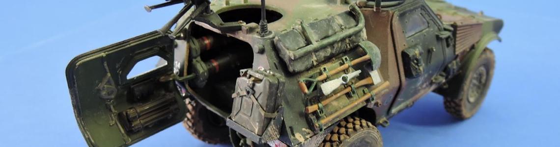 Finished model with rear entry open