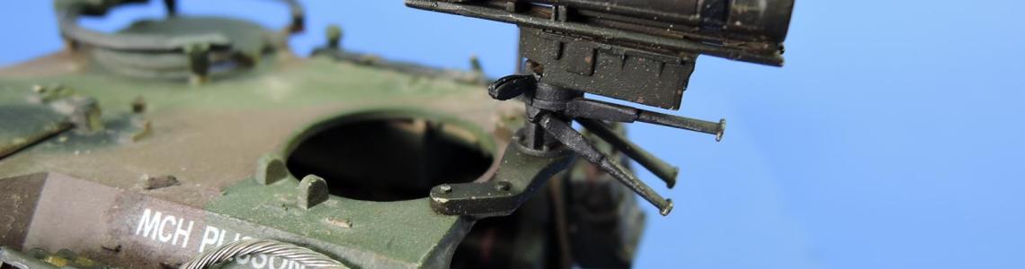 roof mounted anti-tank missile launcher detail