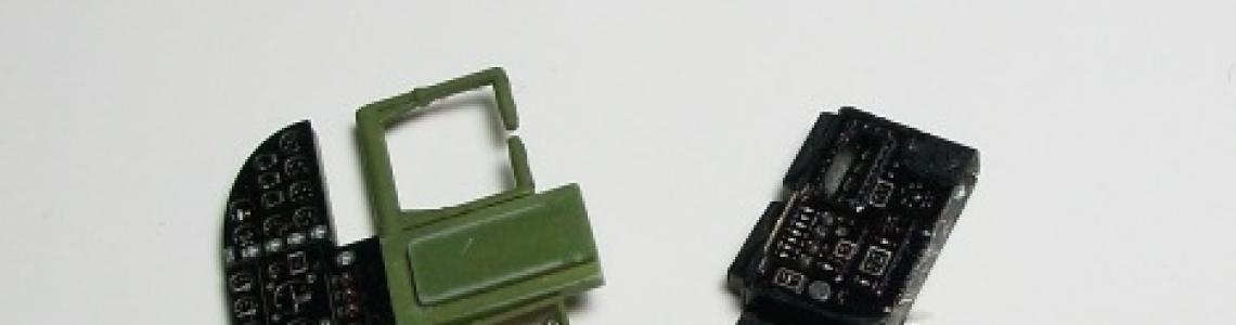 Instrument panels installed