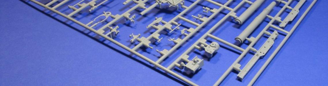 Sprue with cannons