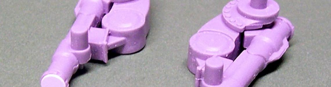 Primed suspension assembly parts