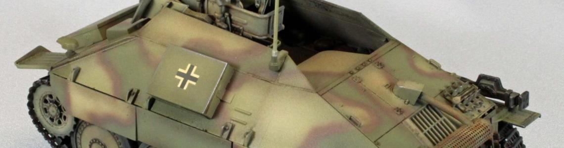 Left-rear quarter view, above