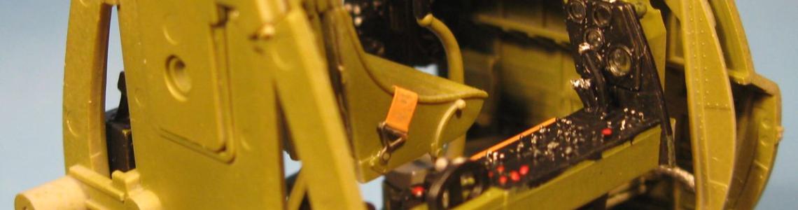 Instrument faces are decals behind clear plastic insert