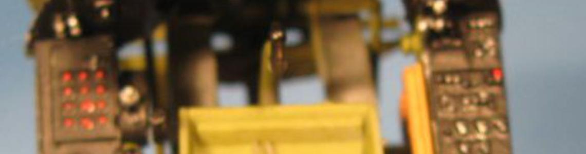 Gunsight and upper panel.