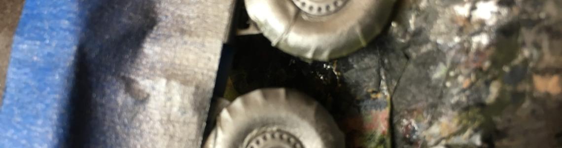 Wheels Masked & Painted