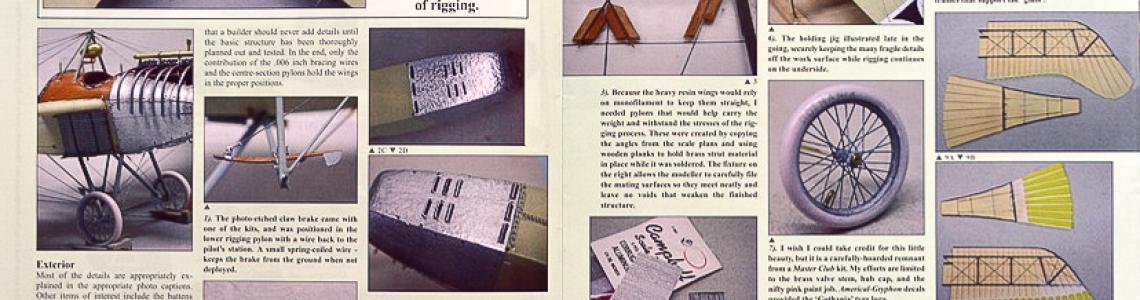 Lance Krieg 1914 Centenary Taube Project Spread