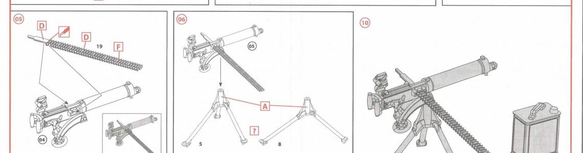 Machine gun assembly guide