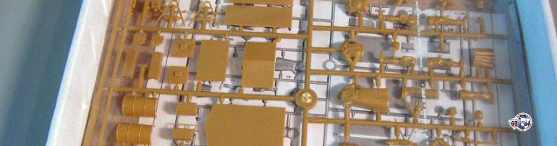 Parts sprue in box