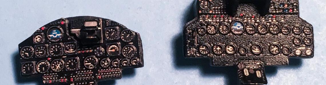 Upgraded and finished instrument panel