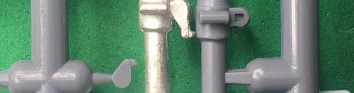 Main Gear comparison with kit parts