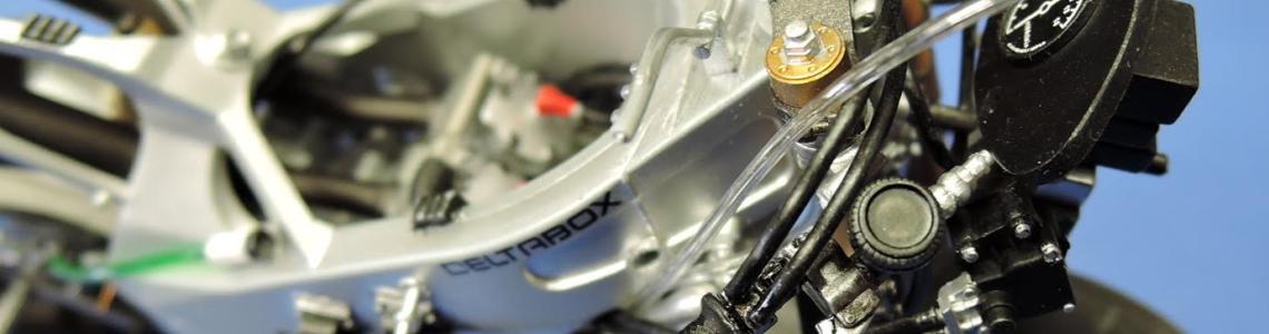 Steering assembly mounted on frame