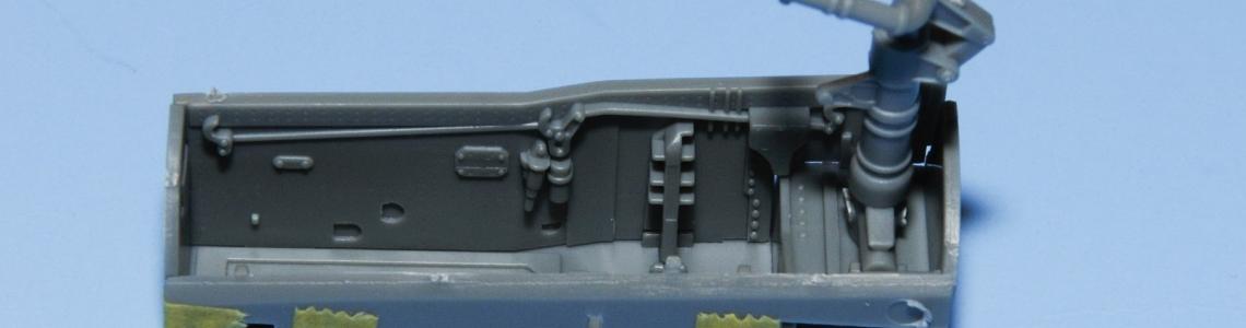 Main Gear installed in Main Gear Bay Hobby Boss