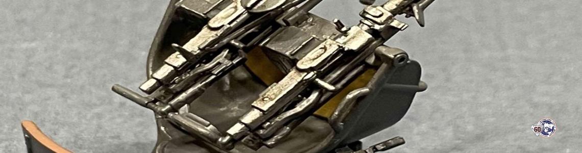 趣味 verteidigen mit system Zwillingssockel 36 WWII German Anti-aircraft Machine gun